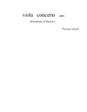 Viola Concerto (The Sweetness of Sorrow)